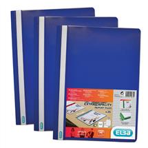 Elba Report File Polypropylene A4 Blue (Pack 50) 400055030