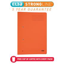 Elba Stratford Spring Pocket Transfer File Manilla Foolscap 320gsm