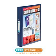 Elba Vision Ring Binder A4 30mm Spine 25mm Capacity 2 ORing Blue