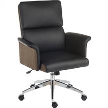 Elegance Gull Wing Medium Back Leather Look Executive Office Chair