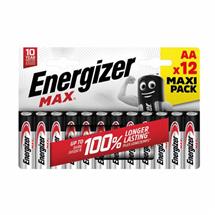 Energizer Disposable Batteries | Energizer Max AA Alkaline Batteries (Pack 12) - E300836200