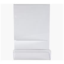 Exacompta Acrylic Display Easel 100 x 110 x 150mm Clear - 88258D