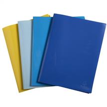 Exacompta Bee Blue Display Book 20 Pockets A4 Assorted Colours (Pack