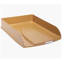 Exacompta Neo Deco Letter Tray 346 x 255 x 65mm Copper Gold (Each)