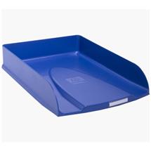 Exacompta Neo Deco Letter Tray 346 x 255 x 65mm French Blue (Each)