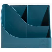 Exacompta Desk Tidies | Exacompta Neo Deco Pen Wave Pen Pot 155 x 199 x 109mm Duck Blue (Each)