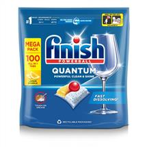 Finish Quantum All in One Dishwasher Tablets Lemon  (Pack 100)