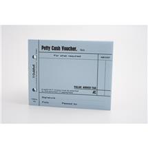 Guildhall Petty Cash Voucher Pad 127x101mm Blue 100 Pages (Pack 5)