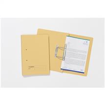 Guildhall Spring Transfer File Manilla 355x245mm 315gsm Yellow (Pack