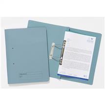 Transfer Files | Guildhall Spring Transfer File Manilla Foolscap 285gsm Blue (Pack 25)