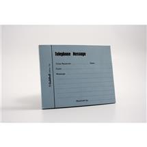 Guildhall Telephone Message Pad 101x127mm 100 Sheets Blue (Pack 5)