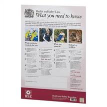 Top Brands | Health Safety & Environment Health & Safety Law Poster  A3 - S3016