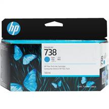 HP No 738 Cyan Standard Capacity Ink Cartridge 130ml - 498N5A