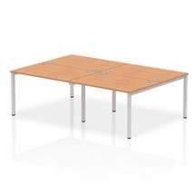 Impulse BacktoBack 4 Person Bench Desk W1200 x D1600 x H730mm With