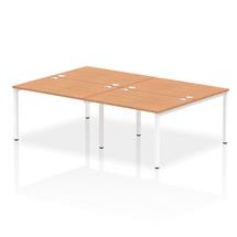 Impulse BacktoBack 4 Person Bench Desk W1200 x D1600 x H730mm With