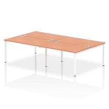 Impulse BacktoBack 4 Person Bench Desk W1400 x D1600 x H730mm With