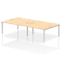 Impulse BacktoBack 4 Person Bench Desk W1600 x D1600 x H730mm With