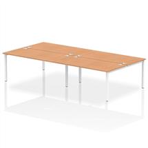 Impulse BacktoBack 4 Person Bench Desk W1600 x D1600 x H730mm With