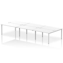 Impulse BacktoBack 6 Person Bench Desk W1400 x D1600 x H730mm With