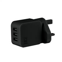 Juice JUIMAINS3PORT3.4AECOBLK mobile device charger Universal Black AC