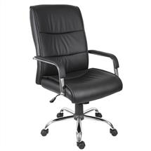 Kendal | Kendal Luxury Faux Leather Executive Office Chair Black - 6901KB