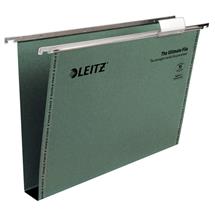 Leitz Ultimate Clenched Bar Foolscap Suspension File Card 30mm Green