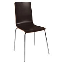 Loft | Loft Bistro Wenge Coloured Chairs (Pack 4) - 6906WE