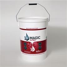 Magic Ice Melt Granules Bucket 18.75kg  - 0108069 | Quzo UK