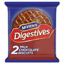 Mcvities | McVities Chocolate Digestive Biscuit Two Pack Portions (Pack 24)