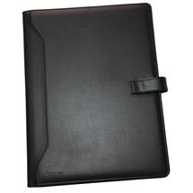 Monolith A4 Conference Folder and Pad Leather Look Black 2900