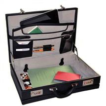 Monolith Expanding Attache Case PVC Black 2350 | In Stock