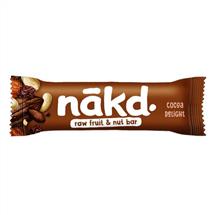 nakd Cocoa Delight Bar 35g Gluten Free (Pack 18) - 0401286