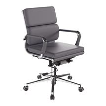 Nautilus Designs Avanti Medium Back Bonded Leather Executive Office