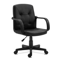 Nautilus Designs Delph Medium Back Leather Faced Executive Office