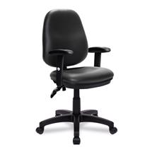 Java 200 | Nautilus Designs Java 200 Medium Back Twin Lever Vinyl Operator Office