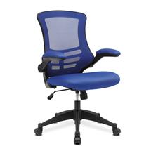 Nautilus Designs Luna Designer High Back Mesh Blue Task Operator