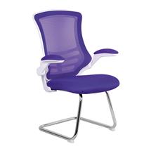 Nautilus Designs Luna Designer High Back Mesh Purple Cantilever