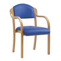 Nautilus Designs Tahara Stackable Conference/Visitor Chair With Arms