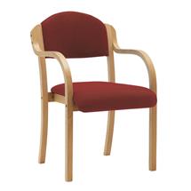 Nautilus Designs Tahara Stackable Conference/Visitor Chair With Arms