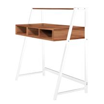 Nautilus Designs Vienna Compact Two Tier Workstation with Stylish