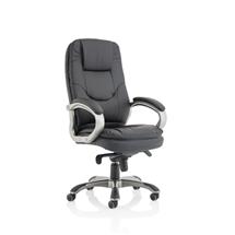 Oscar High Back Faux Leather Executive Office Chair Black EX000243