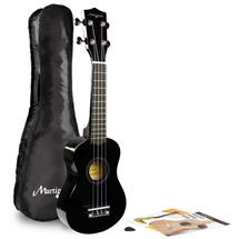 PDT Martin Smith Soprano Ukulele - Blk | Quzo UK