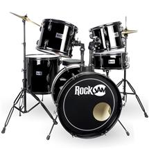 PDT RockJam Full size drum kit - Black | In Stock | Quzo UK