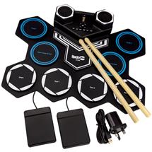 PDT Musical Instruments | PDT RockJam Roll Up Drum Kit Bluetooth | Quzo UK