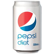 Pepsi | Pepsi Diet Drink Can 330ml (Pack 24) - 0402048 | In Stock