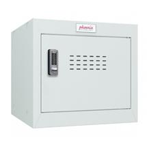 Phoenix CL Series Size 1 Cube Locker in Light Grey with Electronic