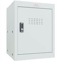 Phoenix CL Series Size 2 Cube Locker in Light Grey with Electronic