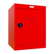 Phoenix CL Series Size 2 Cube Locker in Red with Combination Lock