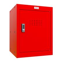 Phoenix CL Series Size 2 Cube Locker in Red with Electronic Lock