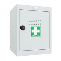 Phoenix MC Series Size 2 Cube Locker in Light Grey with Combination